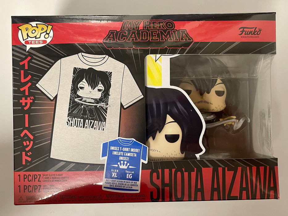 Funko Pop! & XL Tee Animation Metallic Shota Aizawa #375 My Hero Academia 2022 - for just $30! 