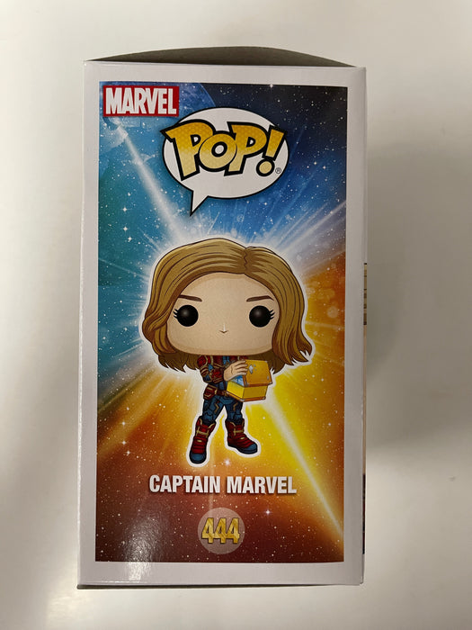 Funko Pop! Marvel Captain Marvel With Lunchbox #444 Glow In The Dark 2019 Box Dmg - for just $8! 