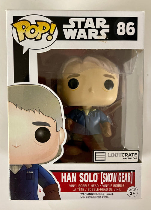 Funko Pop! Star Wars Han Solo (Snow Gear) #86 Loot Crate 2015 Vaulted Exclusive - for just $6! 