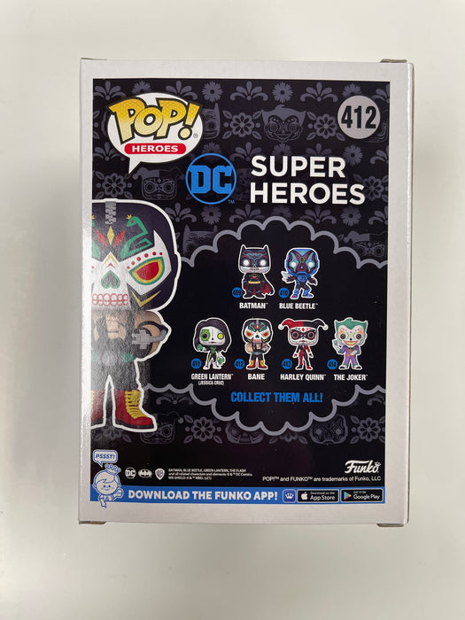 Funko Pop! DC Heroes Dia De Los Muertos Bane #412 Day Of The Dead Glow EE Exclusive - for just $15! 