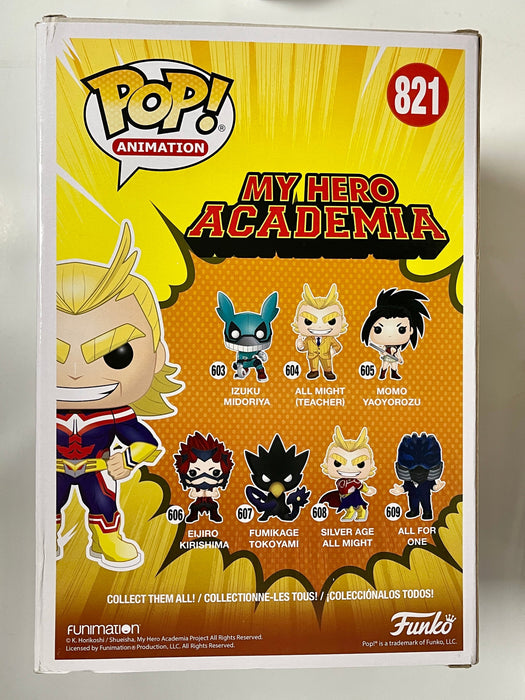 Funko Pop! Animation 10” All Might #821 My Hero Academia 2020 Plus Ultra - for just $25! 