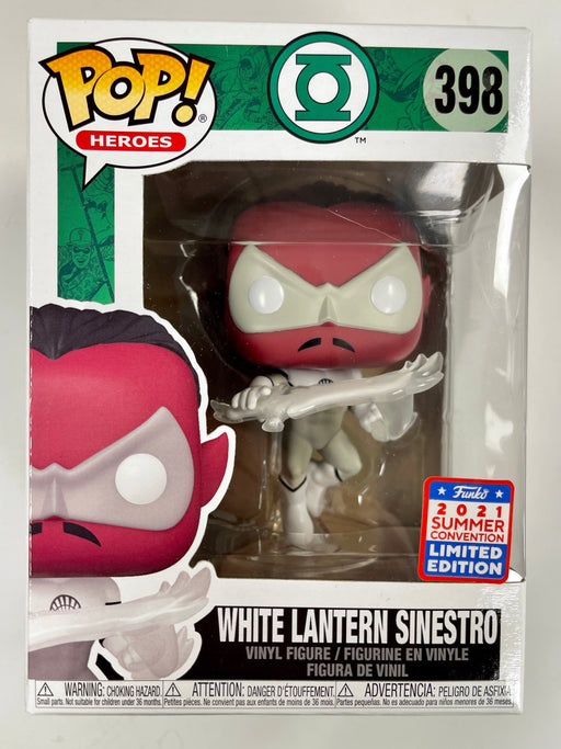 Funko Pop! DC Heroes White Lantern Sinestro #398 SDCC 2021 Summer Con Exclusive - for just $13! 