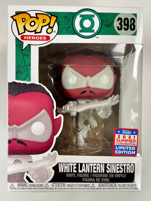 Funko Pop! DC Heroes White Lantern Sinestro #398 SDCC 2021 Summer Con Exclusive - for just $13! 