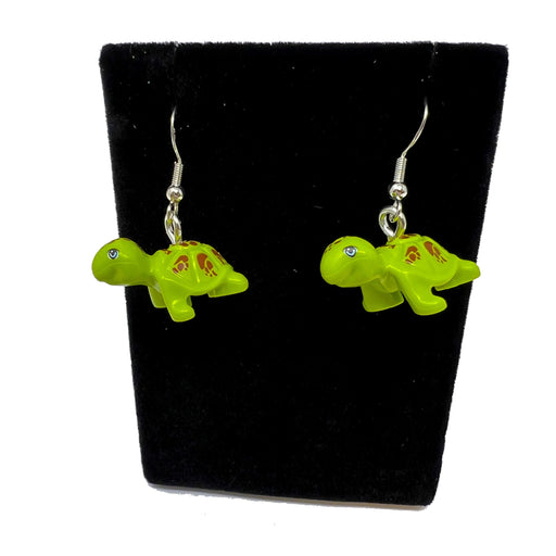 Turtle Earrings made from LEGO Bricks (LEGO) - Premium  - Just $9.99! Shop now at Retro Gaming of Denver
