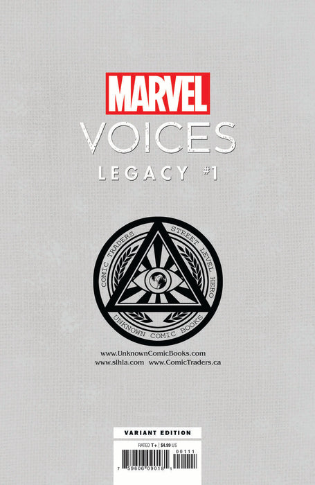 MARVELS VOICES LEGACY #1 UNKNOWN COMICS GABRIELE DELLOTTO EXCLUSIVE VAR (02/24/2021) - for just $5! 