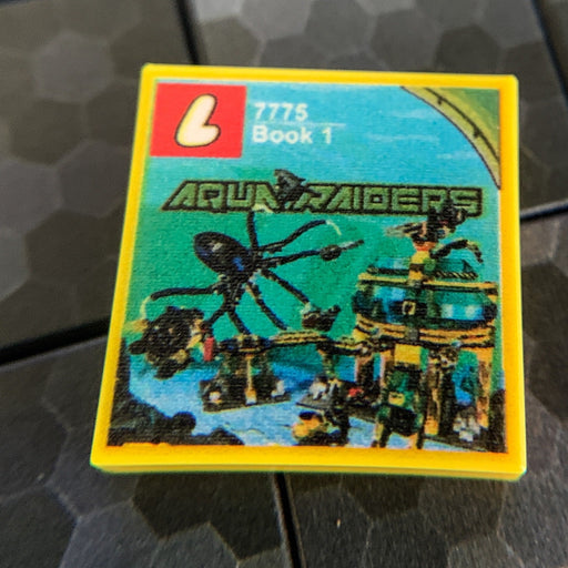 Aquabase Invasion Aqua Raiders Set 7775 - Custom Printed 2x2 Tile (LEGO) - Premium Custom LEGO Parts - Just $1.50! Shop now at Retro Gaming of Denver
