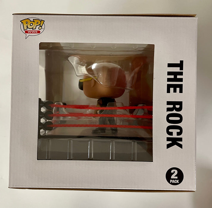 Funko Pop! WWE The Rock vs Stone Cold Steve Austin in WWE Raw Ring Wrestling - for just $25! 
