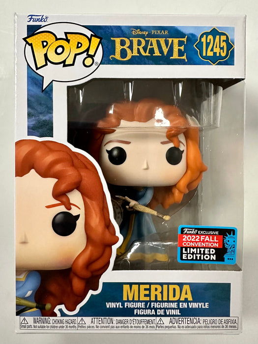 Funko Pop! Disney Celtic Princess Merida #1245 Brave NYCC 2022 Con Exclusive (Box Dmg) - for just $20! 