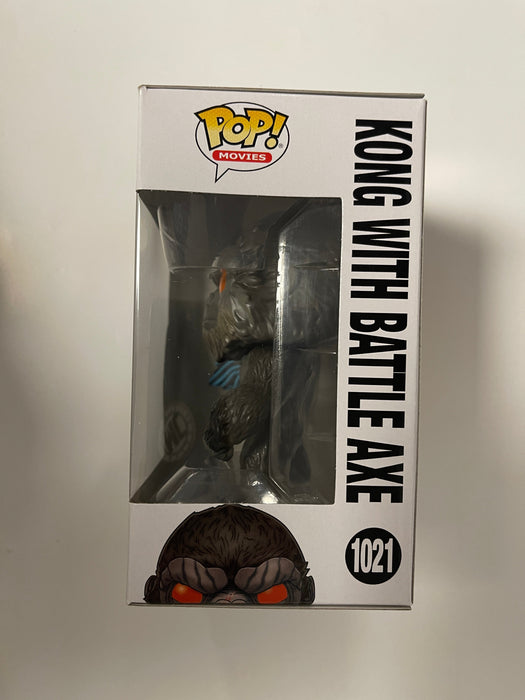 Funko Pop! Movies Kong With Battle Axe #1021 Godzilla Vs. Kong 2021 - for just $10! 