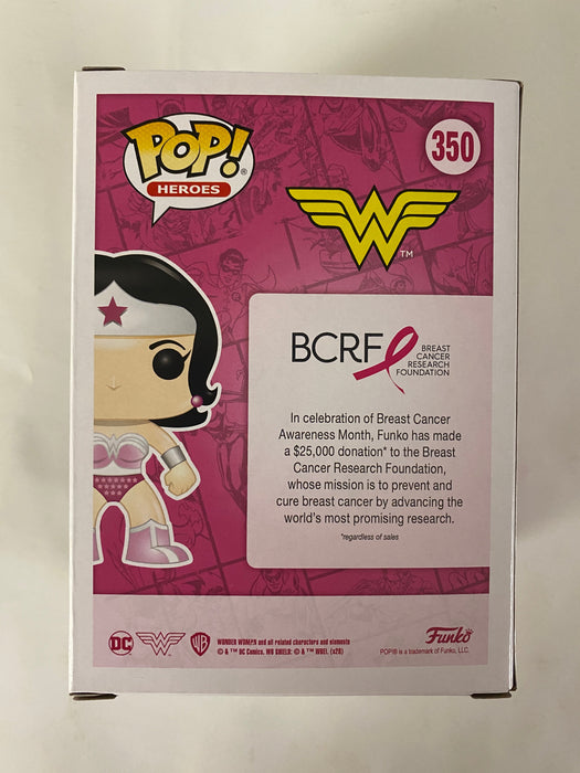 Funko Pop! DC Heroes Pink Wonder Woman #350 BCRF Breast Cancer Awareness - for just $12! 