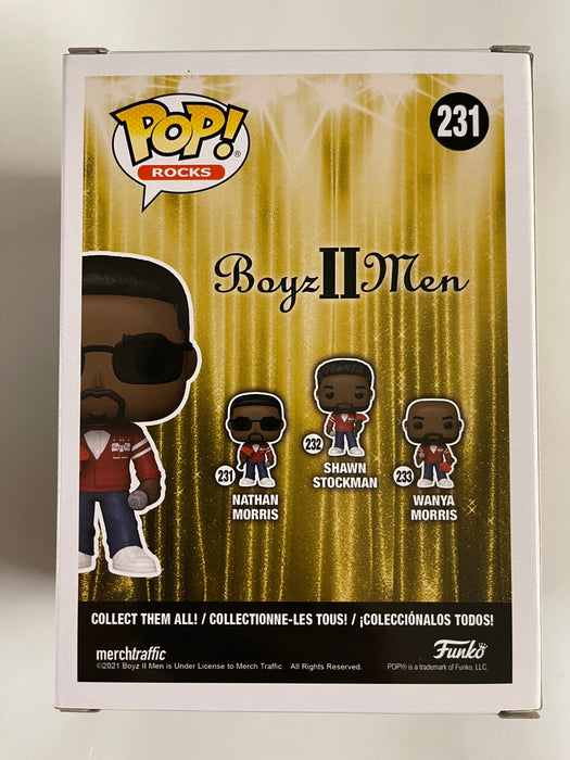 Funko Pop Rocks Nathan Morris #231 Boys II Men 90s Boy R&B Soul Band Bended Knee - for just $13! 
