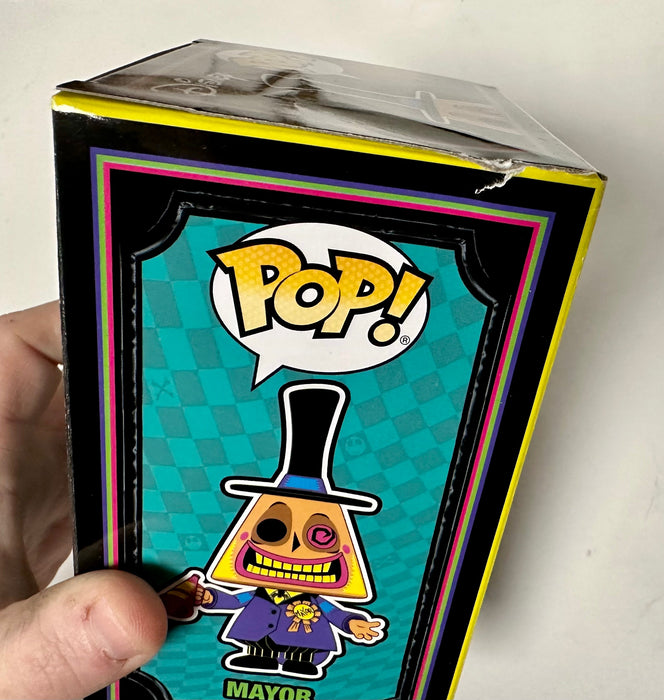Funko Pop! Disney Black Light Mayor #807 Nightmare Before Christmas 2022 (Box Dmg) - for just $10! 