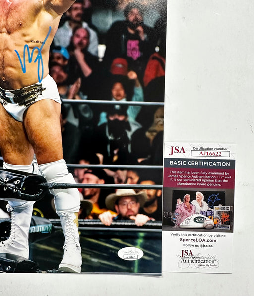 Maxwell Jacob Friedman “MJF” Signed AEW Wrestling Champion 11X14 Photo JSA COA - for just $80! 