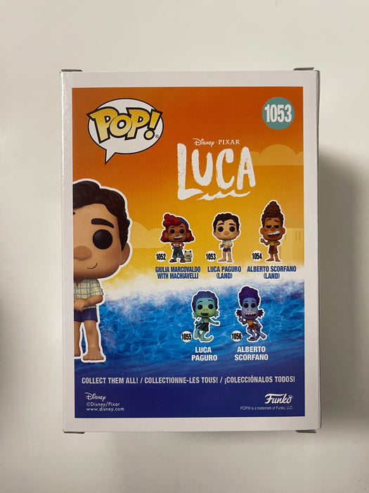Funko Pop! Disney Luca Paguro (Land) #1053 Pixar Luca 2021 Italy Vespa - for just $15! 