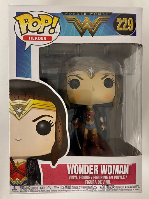 Funko Pop! Movies Wonder Woman With Cloak #229 DC Heroes 2017 - for just $15! 