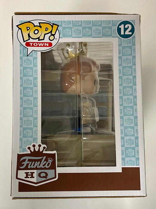 Funko Pop! Town Freddy Funko with Headquarters HQ #12 ECCC 2020 Spring Con Exclusive Box Dmg - for just $40! 