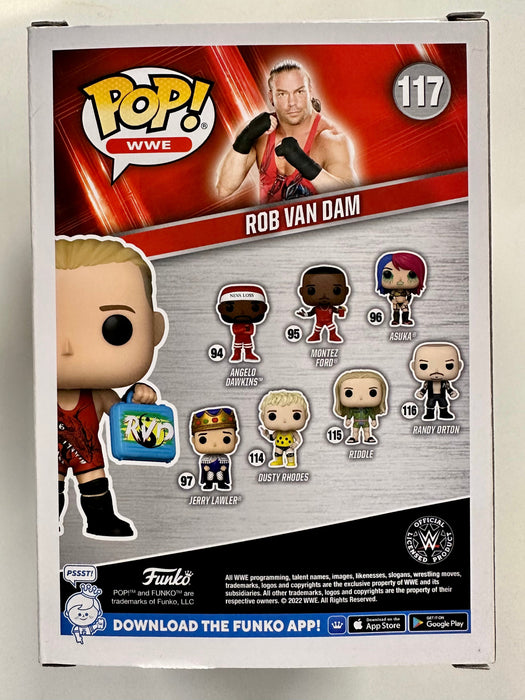 Rob Van Dam Signed WWE Wrestling Funko Pop! & Pin Money in the Bank Exclusive #117 With JSA COA - for just $130! 