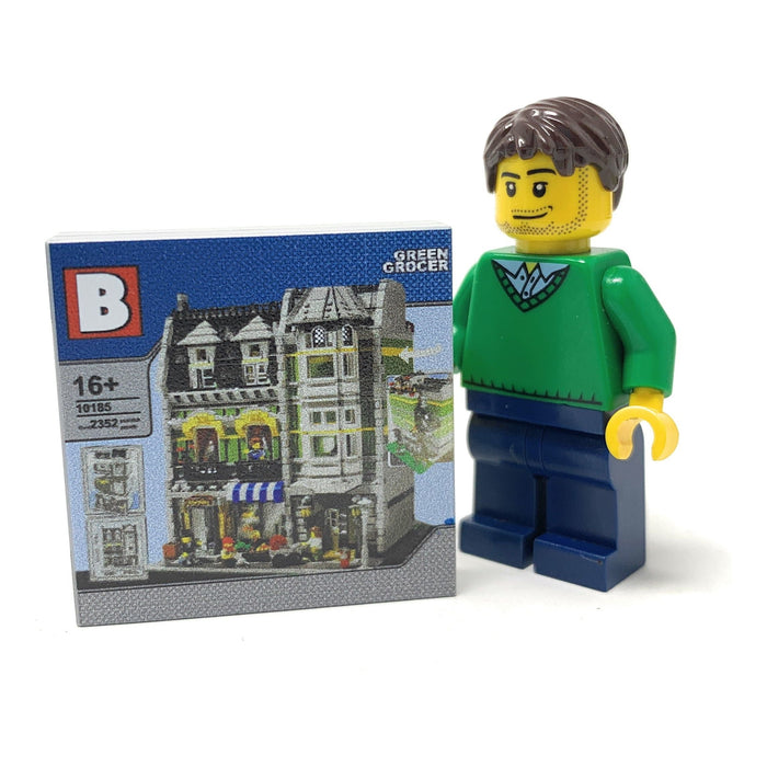 Green Grocer Modular Minifig Scale Set (4x4 Tile) (LEGO) - Premium  - Just $9.99! Shop now at Retro Gaming of Denver