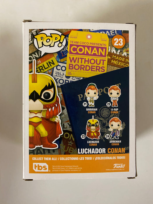 Funko Pop! Television Luchador Conan O'Brien #23 Gamestop 2019 Vaulted Exclusive - for just $11! 