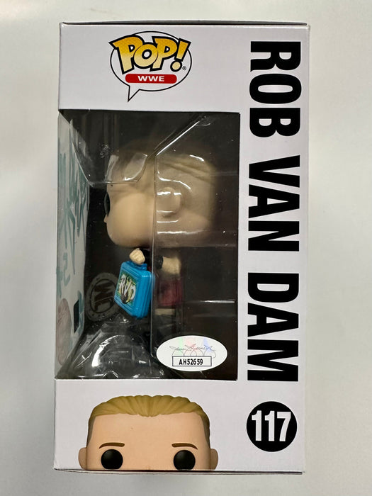 Rob Van Dam Signed WWE Wrestling Funko Pop! & Pin Money in the Bank Exclusive #117 With JSA COA - for just $130! 