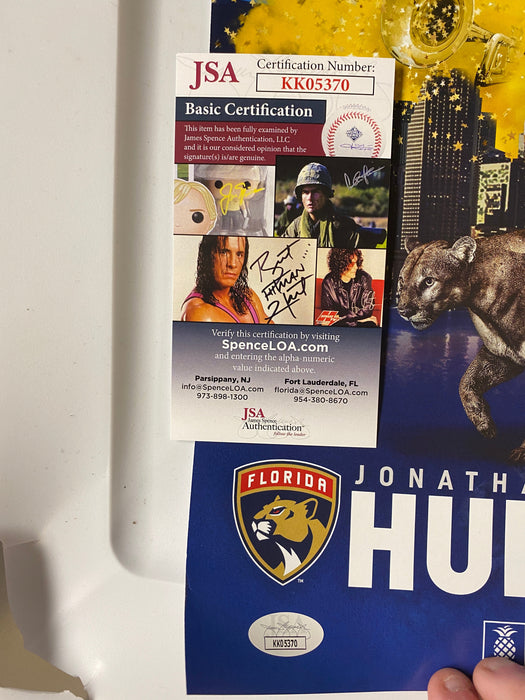 Jonathan Huberdeau signed Florida Panthers 11x17 All-Star Poster with JSA COA - for just $30! 
