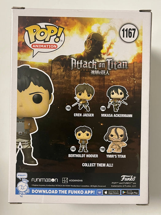 Funko Pop! Animation Bertholdt Hoover #1167 Attack On Titan Colossal AOT 2022 - for just $13! 