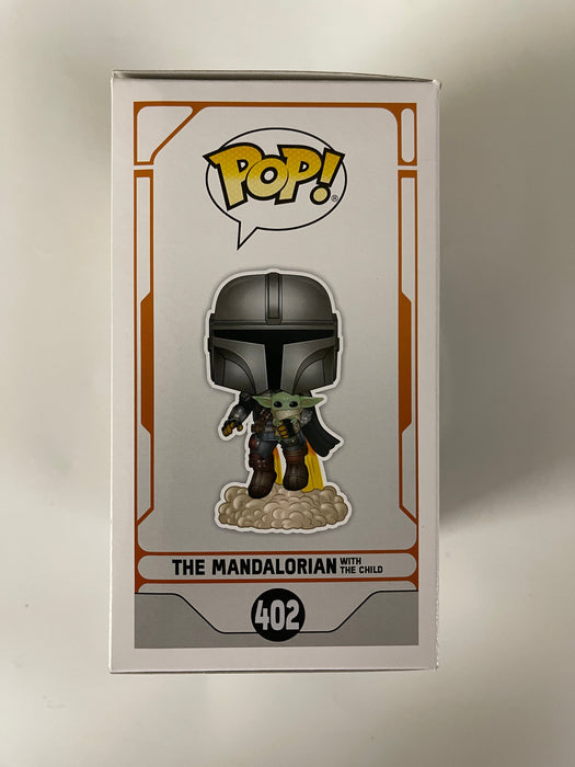 Funko Pop! Mandalorian With The Child Flying #402 Star Wars 2020 - for just $10! 
