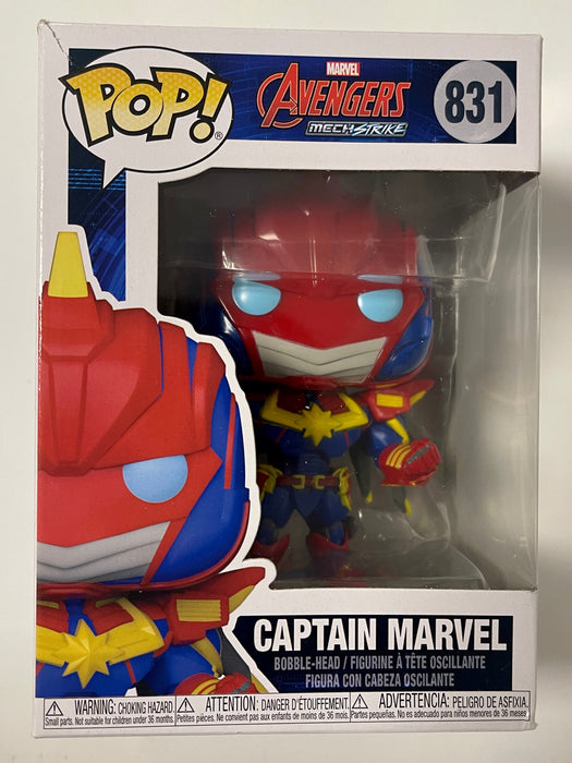 Funko Pop! Marvel Captain Marvel #831 Avengers MechStrike 2021 Box Dmg - for just $5! 