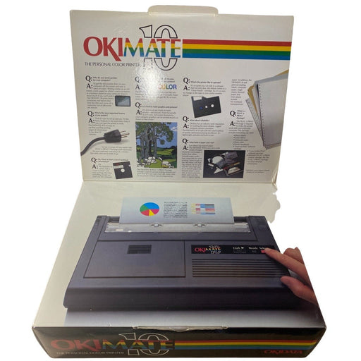 Okidata Okimate 10 Color Printer & Commodore Plug & Print - Premium Video Game Accessories - Just $129.99! Shop now at Retro Gaming of Denver
