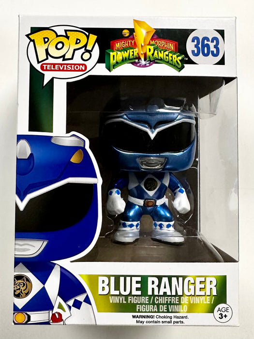Funko Pop! Television Metallic Blue Power Ranger #363 Vaulted 2016 GS Exclusive - for just $35! 