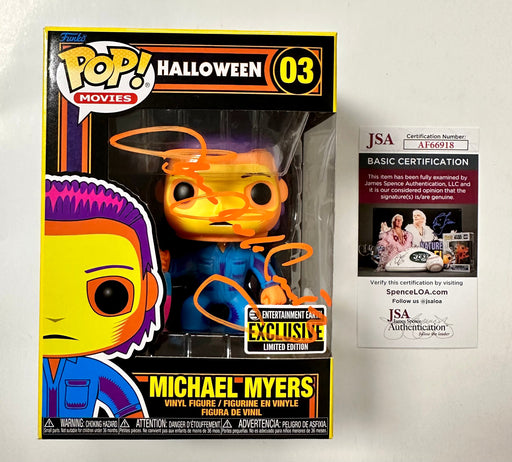 James Jude Courtney Signed Black Light Michael Myers Halloween Funko Pop! #03 Exclusive With JSA COA - for just $120! 