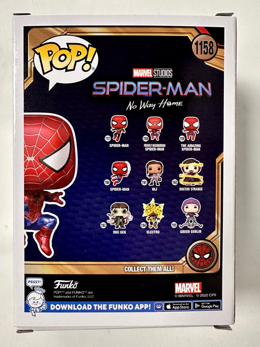 Funko Pop! Marvel Metallic Friendly Neighborhood Spider-Man #1158 No Way Home 2022 Exclusive - for just $20! 
