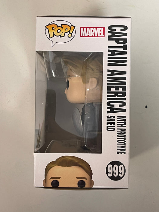 Funko Pop! Marvel Captain America With Prototype Shield #999 The First Avenger EE Exclusive 2022 - for just $13! 