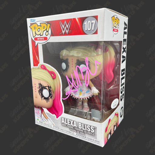 Alexa Bliss signed WWE Funko POP Figure #107 (Wrestlemania 37 w/ JSA) - Premium  - Just $150! Shop now at Retro Gaming of Denver