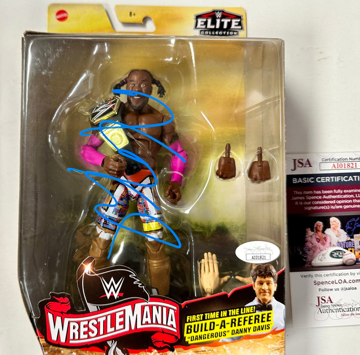Kofi Kingston Signed WWE Mattel Wrestlemania Elite Figure New Day With JSA COA - for just $75! 