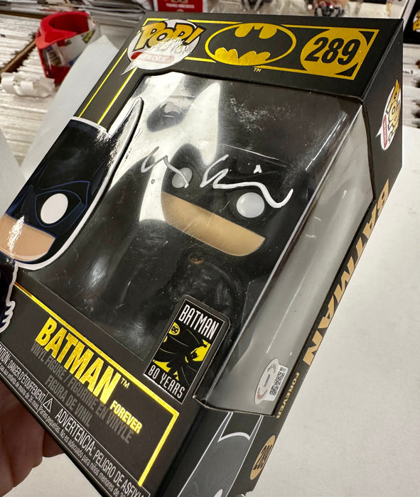 Val Kilmer Signed DC Batman Forever Funko Pop! #289 With Beckett (BAS) COA - for just $375! 