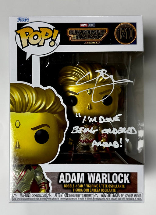 Will Poulter Signed Adam Warlock Funko Pop! #1210 Guardians Of The Galaxy With JSA COA - for just $250! 