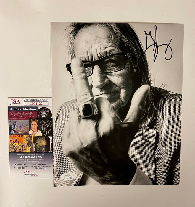 George Jung Signed Matte 8x10 Photo with JSA COA Blow Famous Drug Smuggler Boston George - for just $80! 