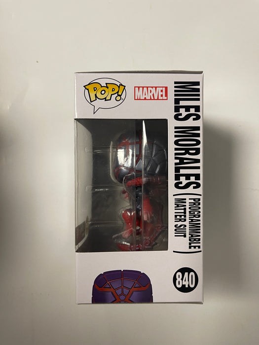 Funko Pop! Marvel Miles Morales Spider-Man (Programmable Matter Suit) #840 2021 Exclusive - for just $13! 