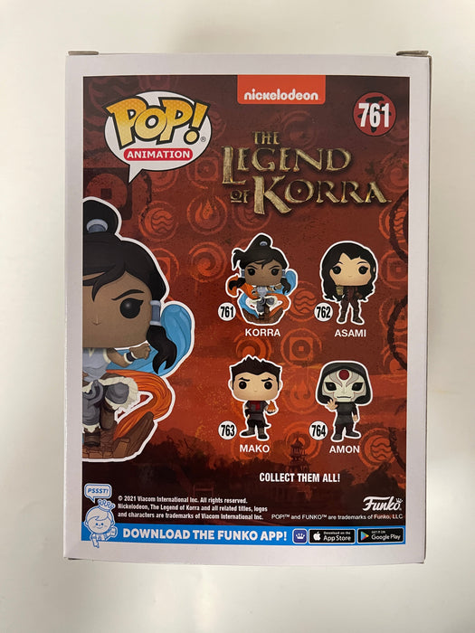 Funko Pop! Animation Metallic Glow Korra #761 Legend Of Korra BW Glow 2022 Exclusive - for just $40! 