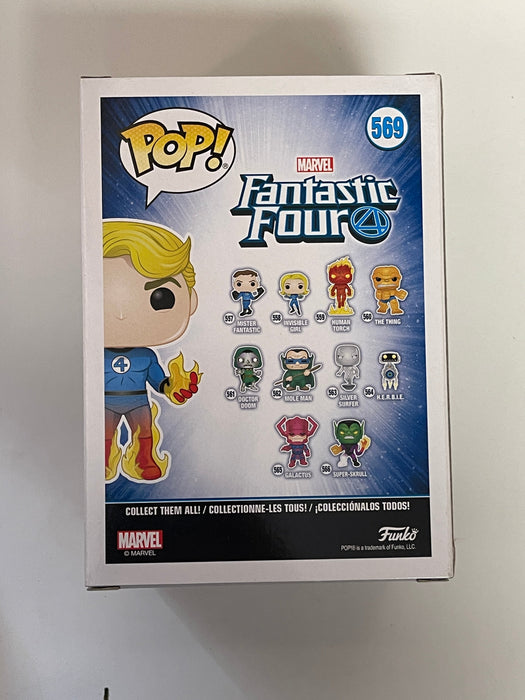 Funko Pop! Marvel Human Torch #569 Fantastic Four Johnny Storm 2019 Vaulted HT Exclusive - for just $15! 