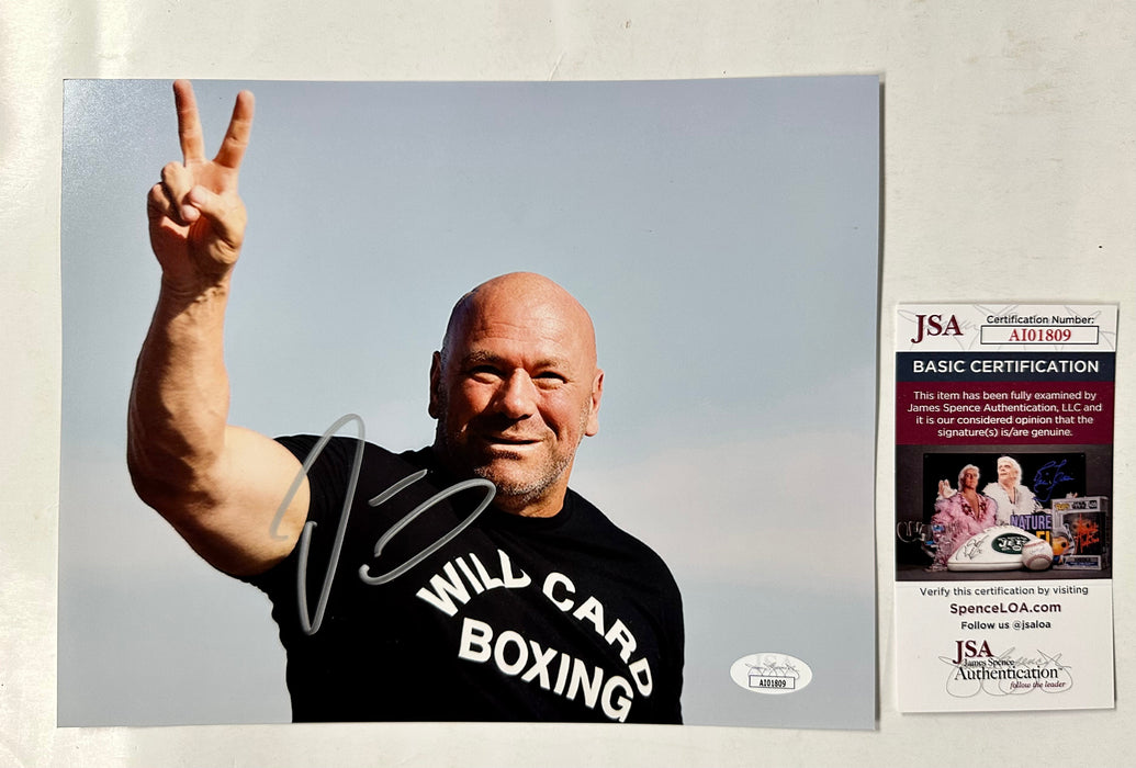 Dana White Signed Matte 8X10 Photo With JSA COA UFC Owner MMA - for just $50! 