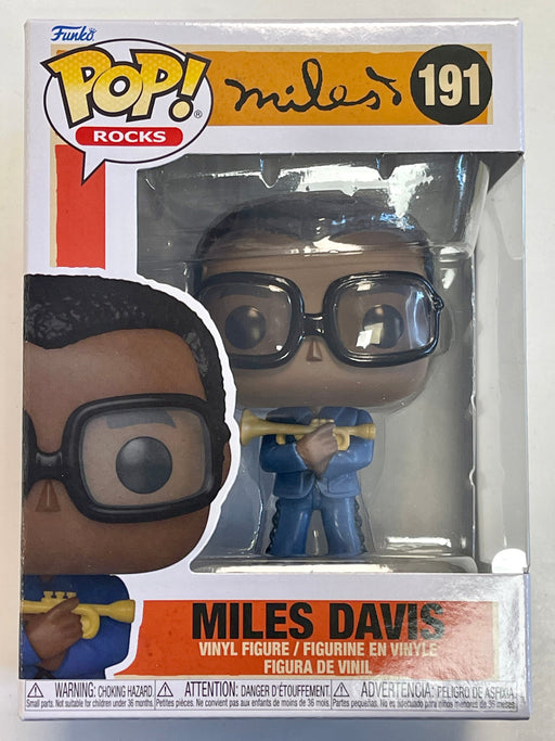 Funko Pop! Rocks Miles Davis With Trumpet #191 Cool Jazz Trumpeter 2022 - for just $11! 