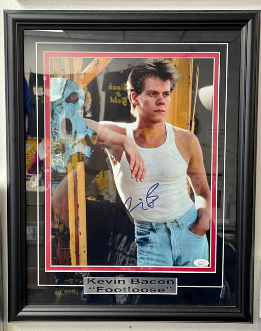Kevin Bacon Signed & Framed 11x14 Footloose Movie Photo With JSA COA (No Card) - for just $150! 