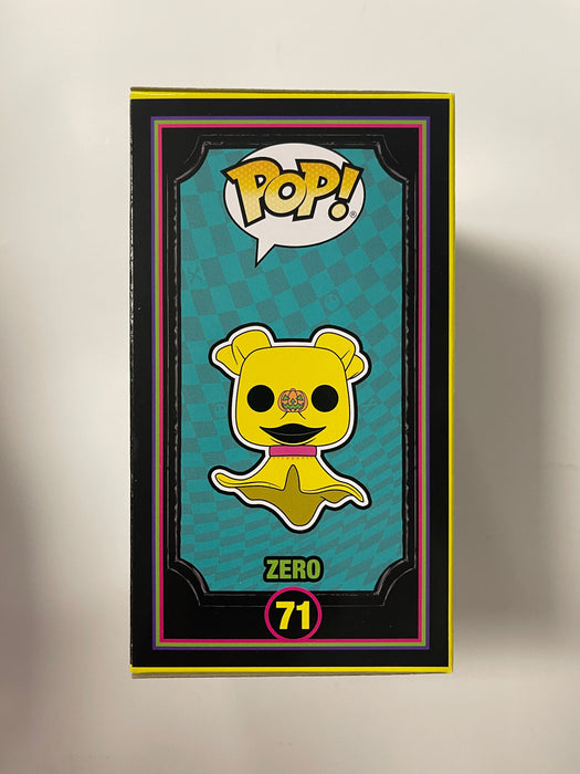 Funko Pop! Disney Black Light Jacks Dog Zero #71 Nightmare Before Christmas 2022 - for just $12! 
