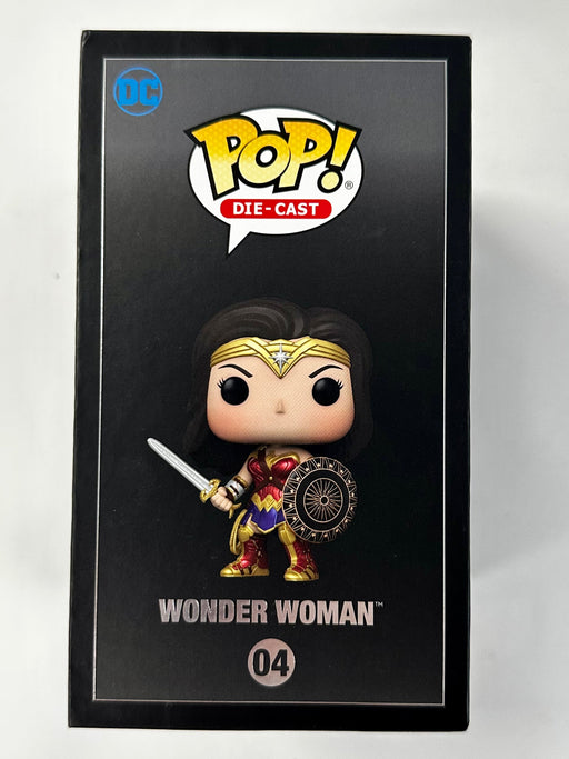 Funko Pop! Die-cast Wonder Woman #04 DC Comics Funko Shop Exclusive 2021 - for just $40! 