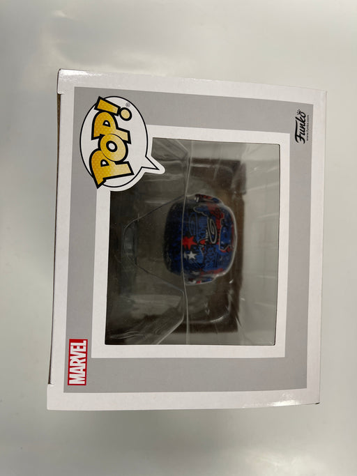 Funko Pop! Marvel Captain America #752 Street Art 2020 GameStop Exclusive Window Dmg - for just $10! 