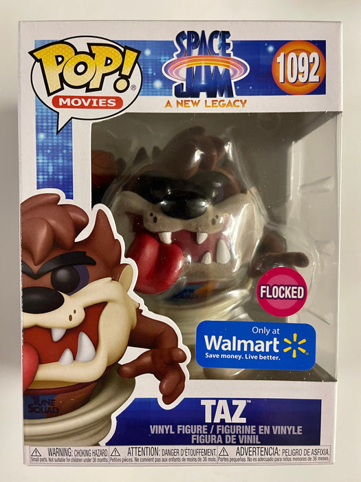 Funko Pop! Movies Flocked Taz #1092 Space Jam A New Legacy Walmart Exclusive - for just $15! 