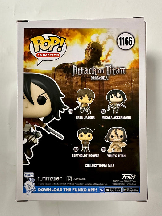 Funko Pop! Animation Mikasa Ackerman Leaping #1166 Attack On Titan AOT 2022 - for just $15! 