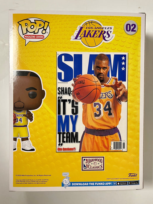 Funko Pop! Magazine Covers SLAM Shaquille O'Neal #02 NBA Los Angeles Lakers 2022 - for just $20! 